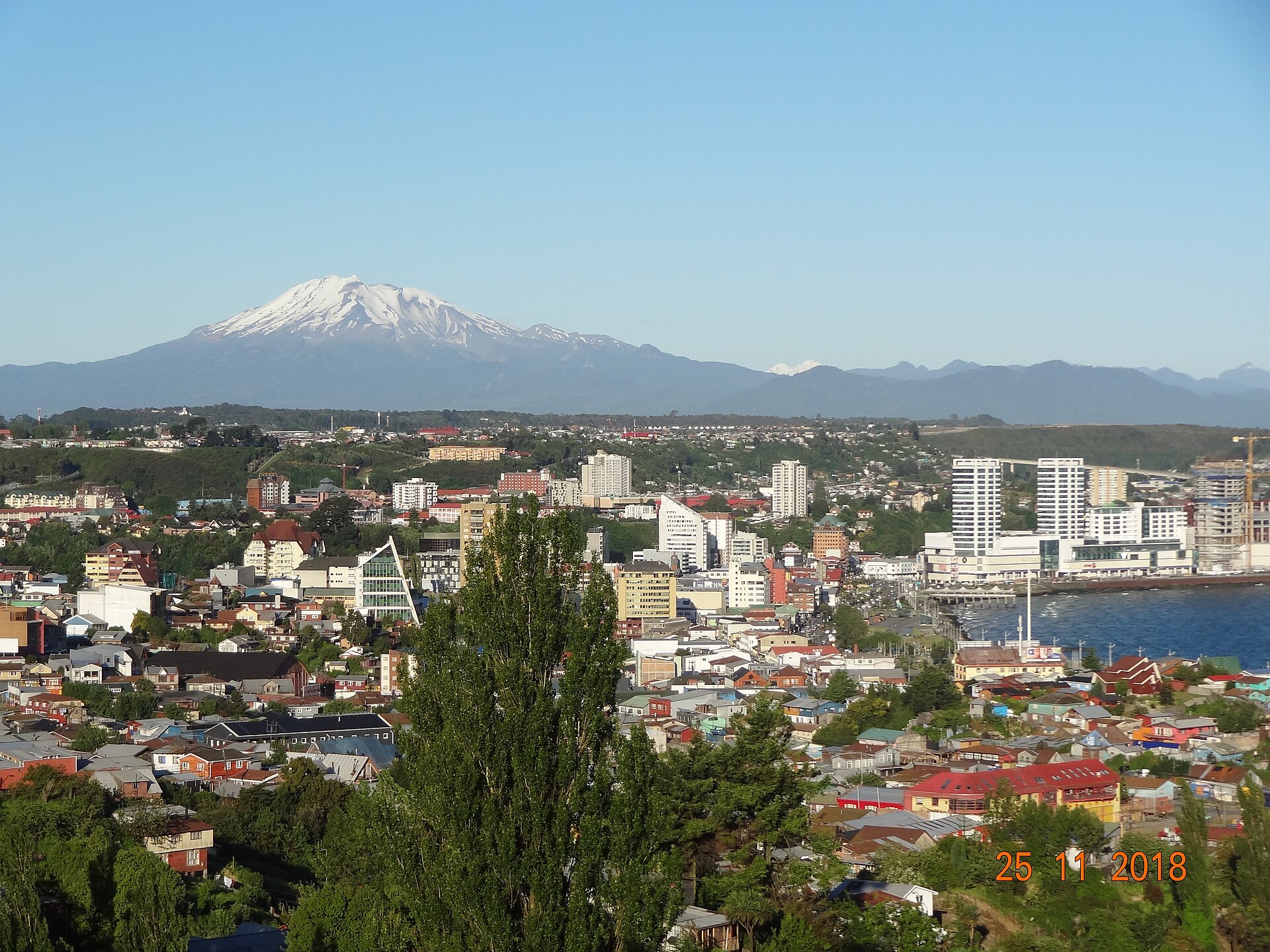 Vista de Puerto Montt, Chile